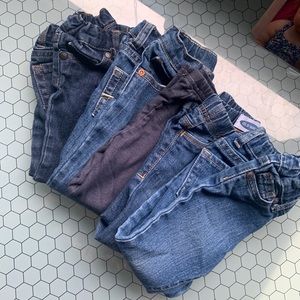 Lots of 5 girls jeans size 3t